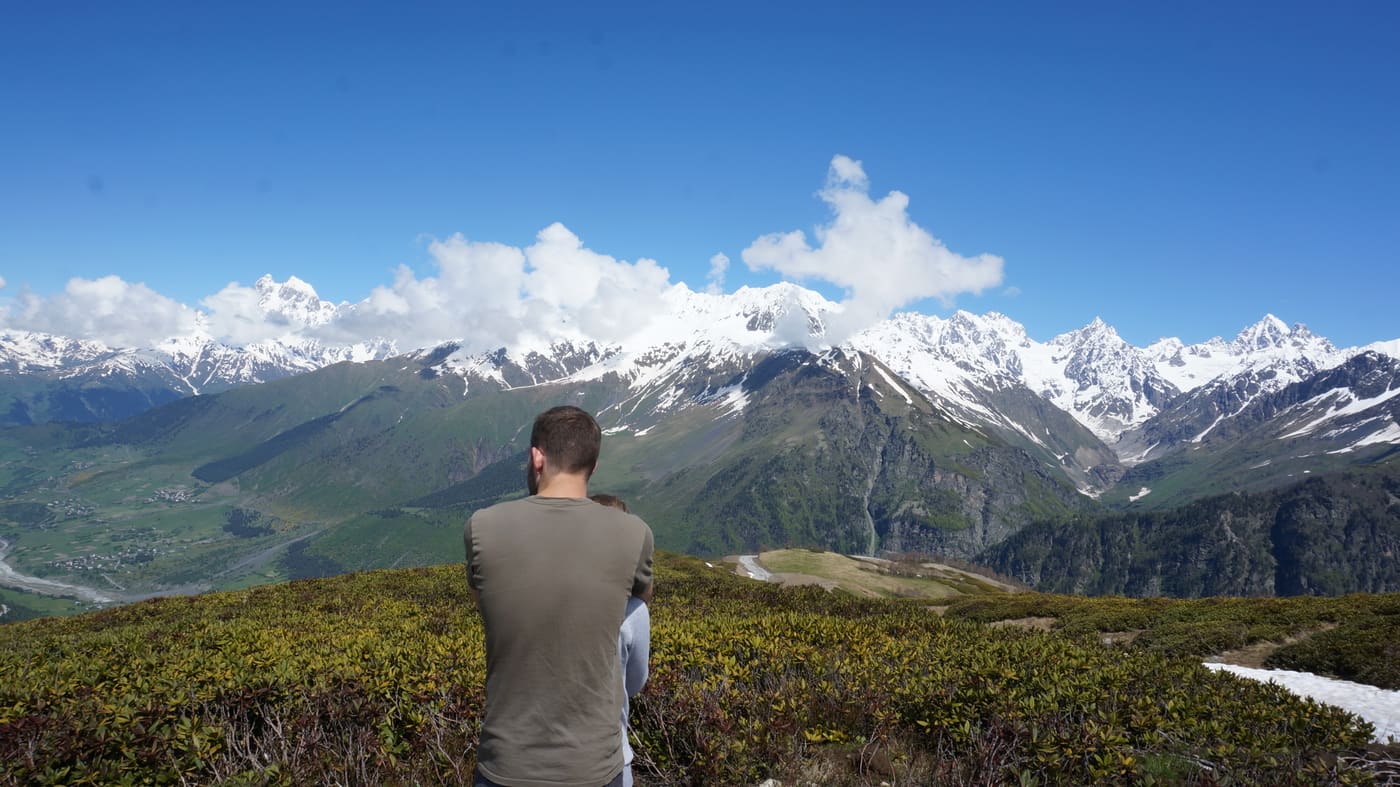 David Miller at Svaneti Highlands